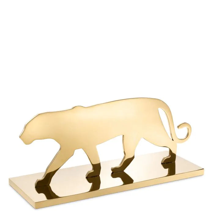 Object Panther Silhouette-Eichholtz-EICHHOLTZ-112340-Decorative ObjectsBrass Finish-4-France and Son