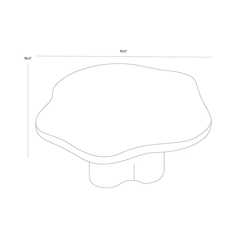 Bellona Dining Table - 67"