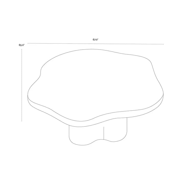 Bellona Dining Table - 67"