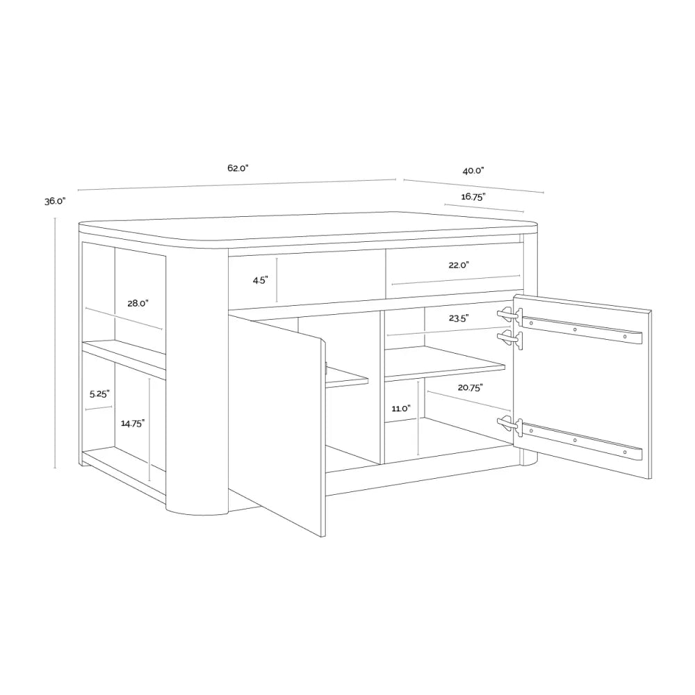 Romilly Kitchen Island