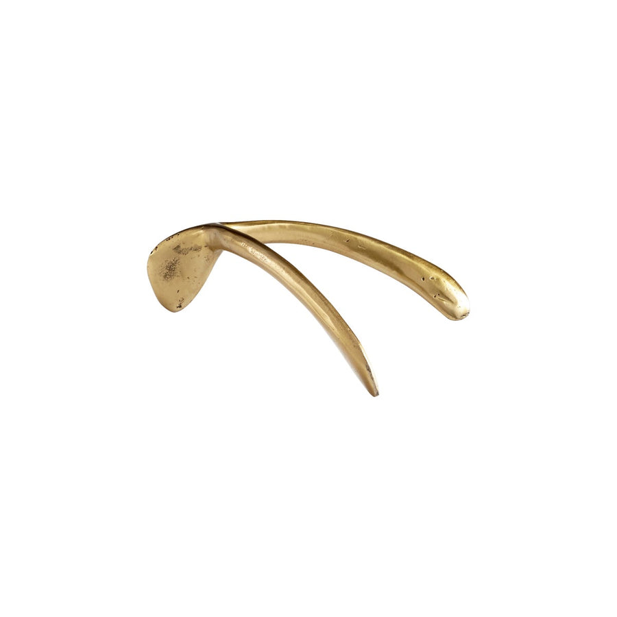 Wishbone Token-Cyan Design-CYAN-11238-Decorative ObjectsAged Brass-1-France and Son
