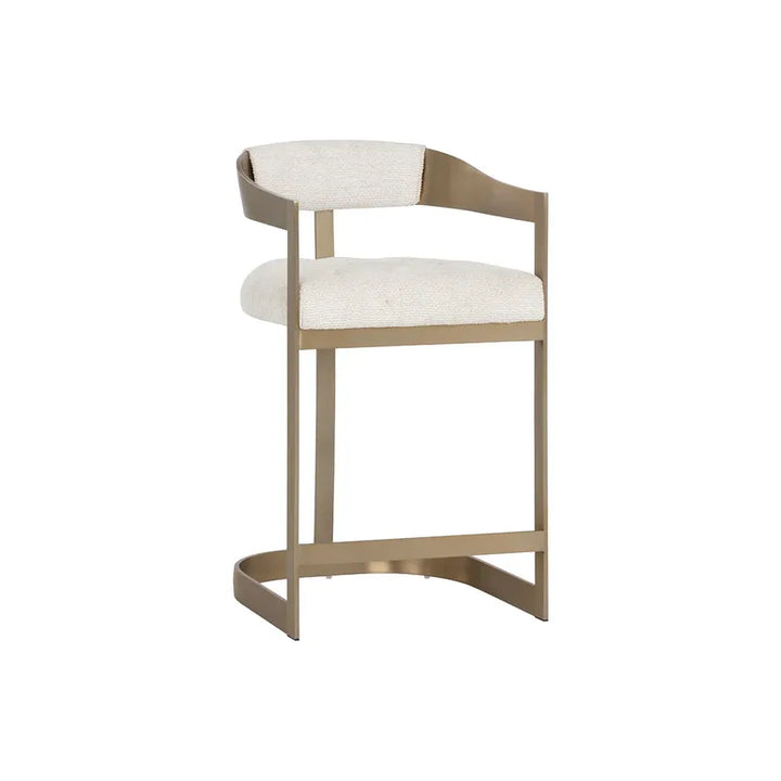 Beaumont Counter Stool - Antique Brass