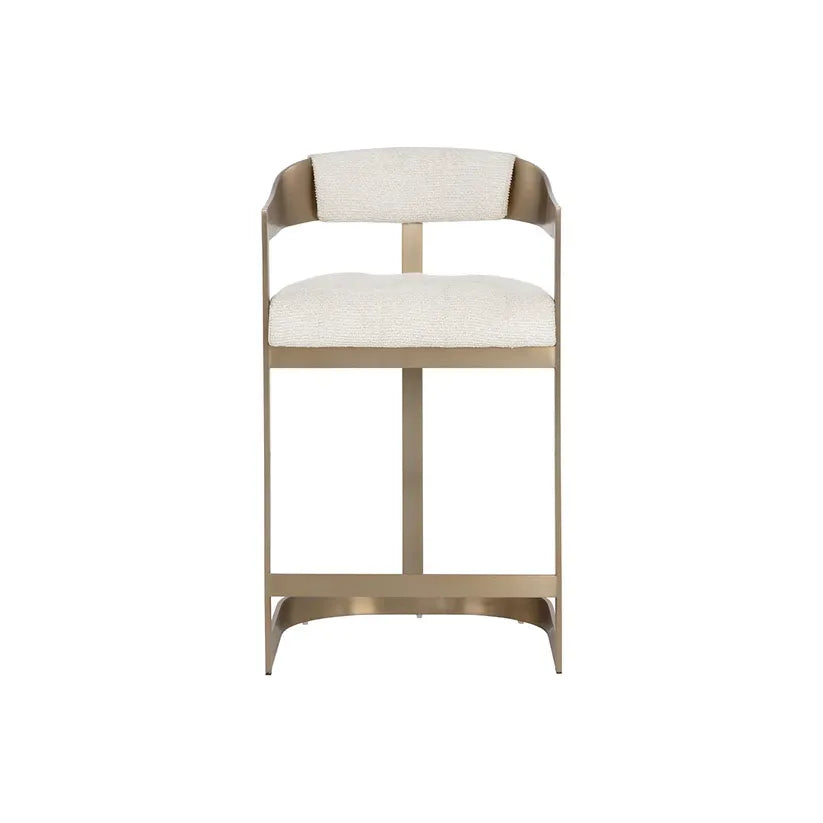 Beaumont Counter Stool - Antique Brass