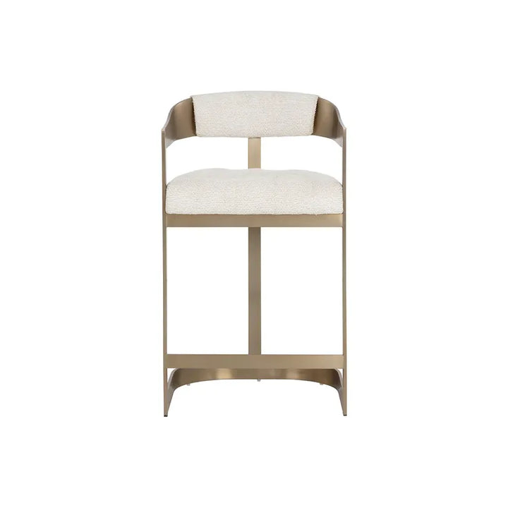 Beaumont Counter Stool - Antique Brass