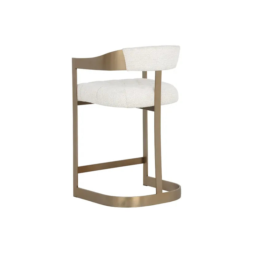 Beaumont Counter Stool - Antique Brass