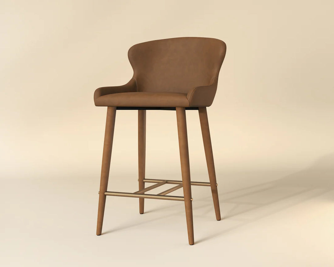 Evora Counter Stool - Milliken Cognac