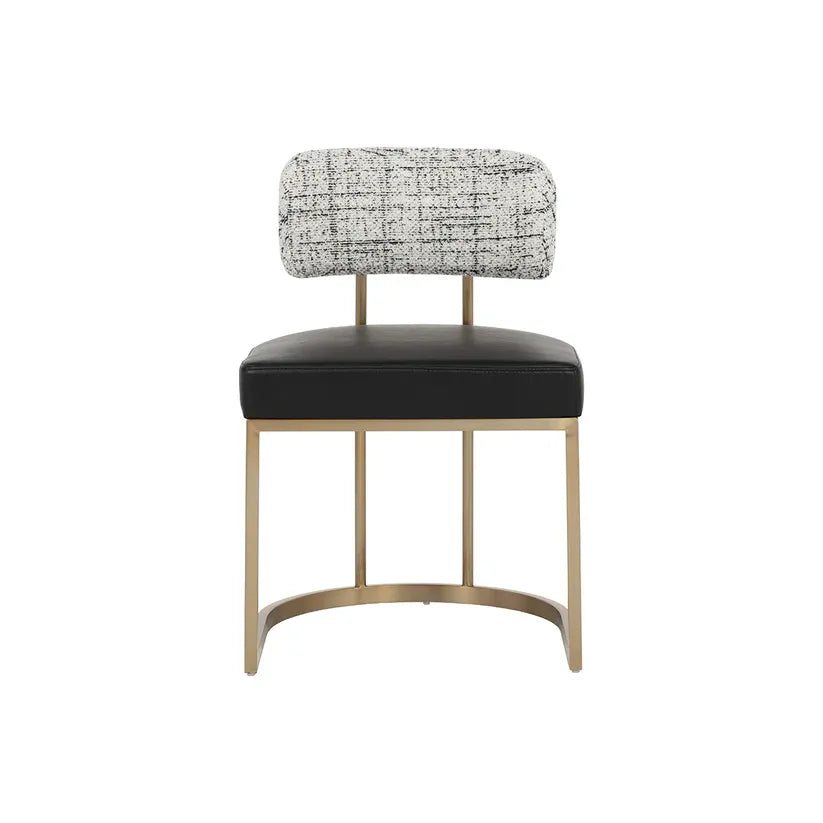 Larissa Dining Chair - Bravo Black / Halton Birch