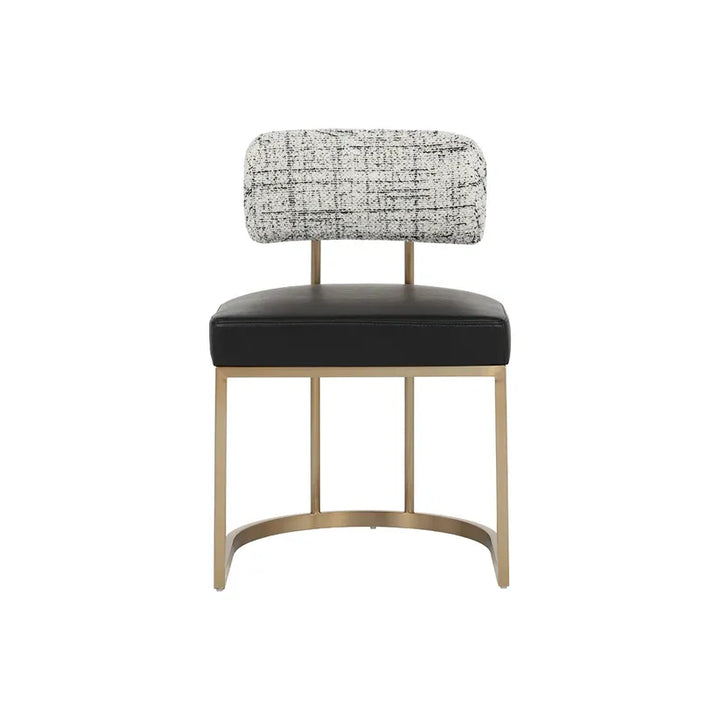 Larissa Dining Chair - Bravo Black / Halton Birch
