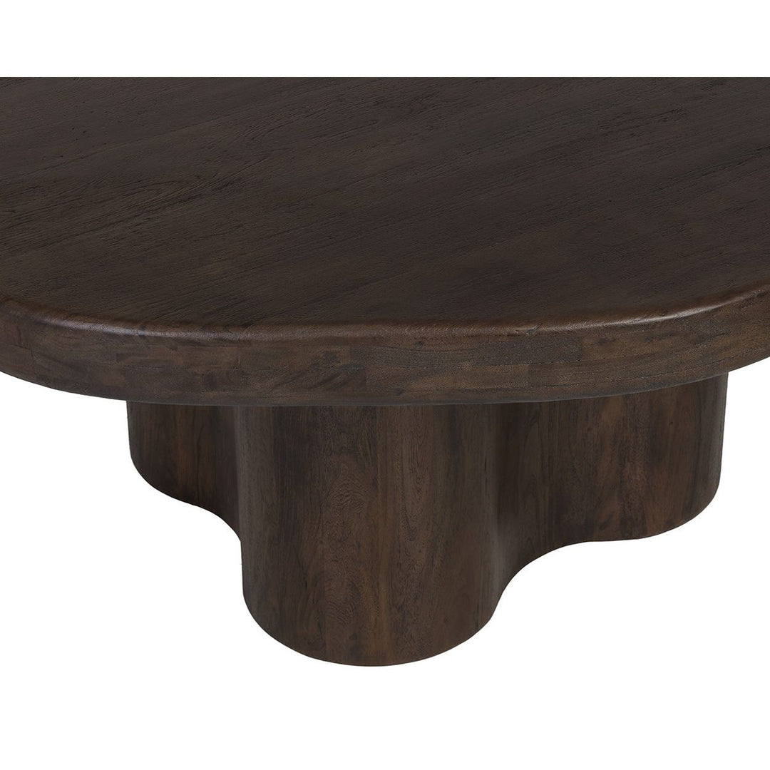 Bellona Dining Table - Heritage Brown - 68.5" - Dark Brown