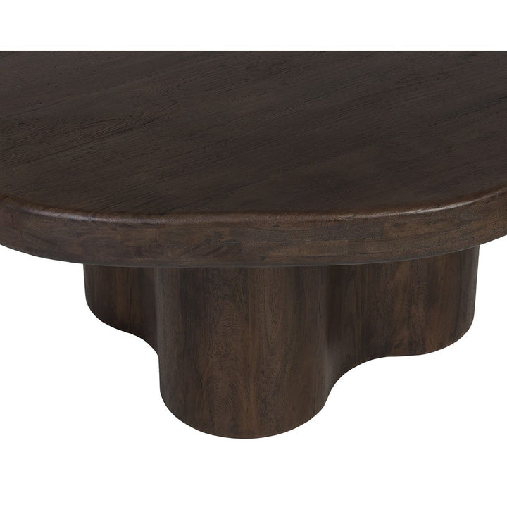 Bellona Dining Table - Heritage Brown - 68.5" - Dark Brown