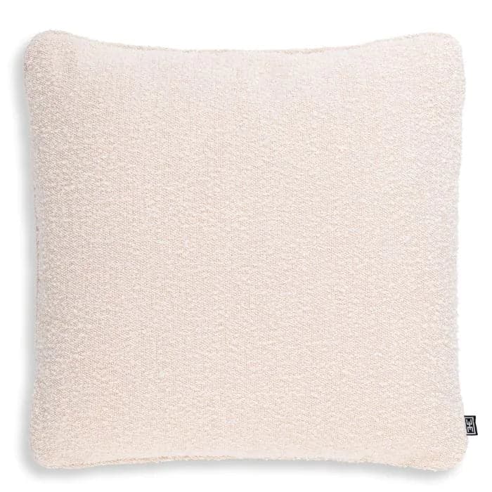 Cushion Bouclé-Eichholtz-EICHHOLTZ-114144-PillowsBouclé Cream-1-France and Son