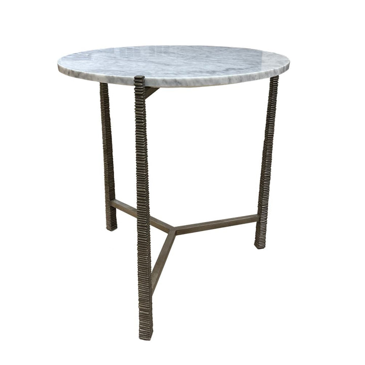 Reston Side Table - Large-Oliver Home-OliverH-1143-08-Side TablesSilver-3-France and Son