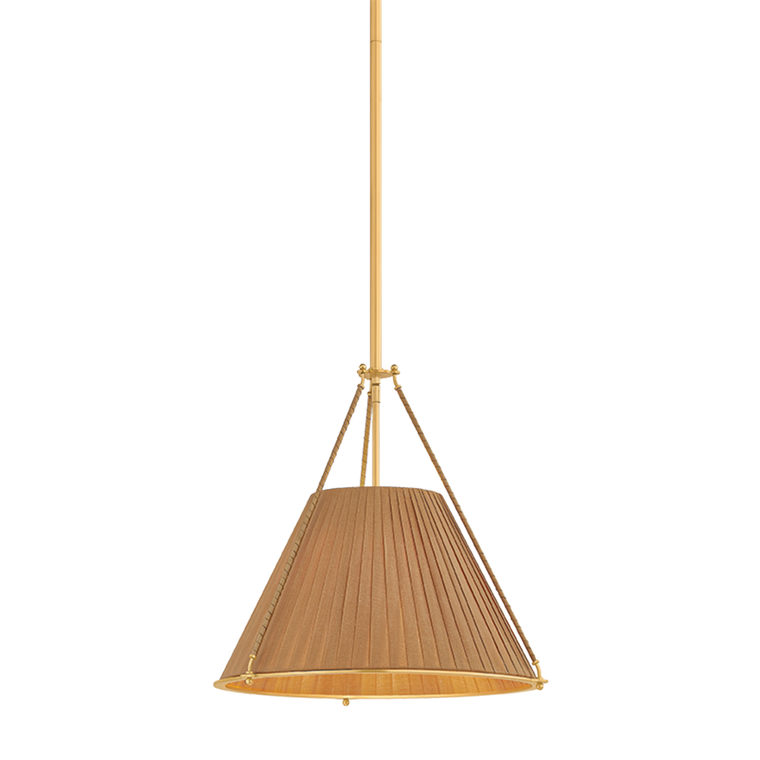 Sunside Pendant - Aged Brass