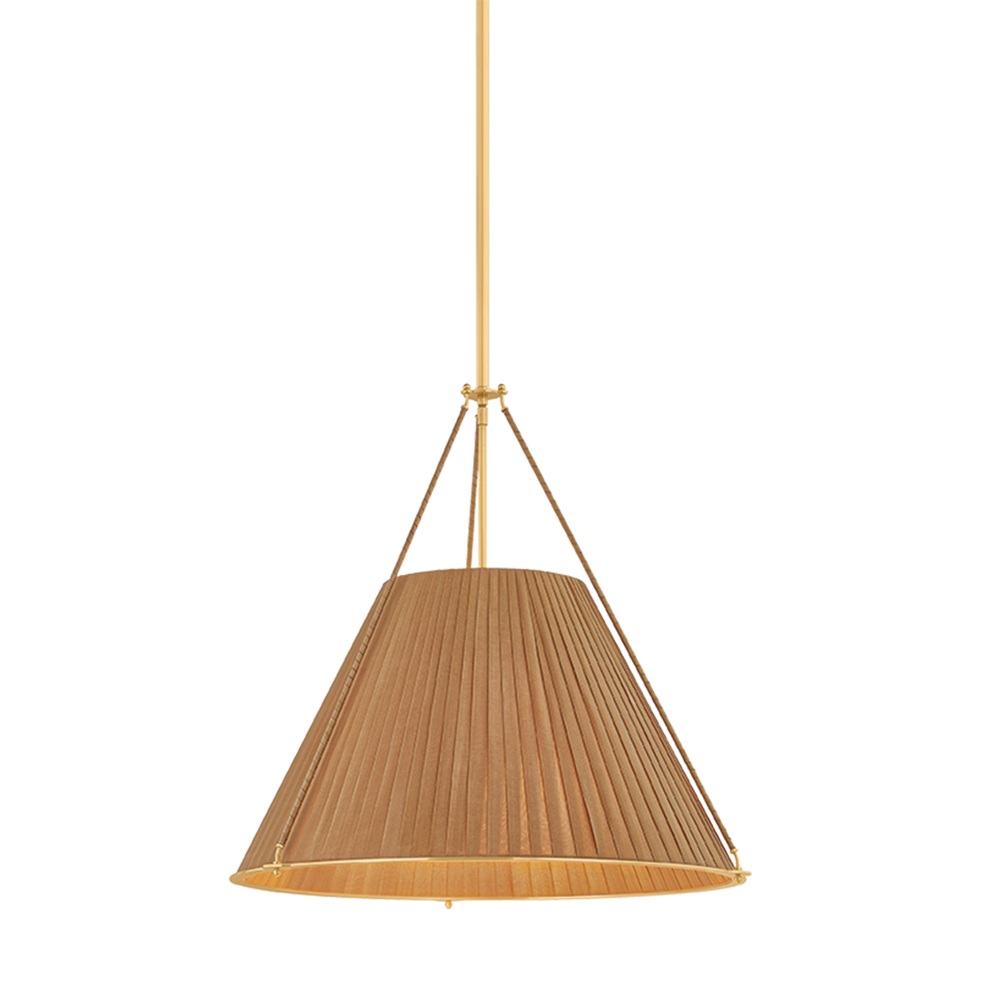 Sunside Pendant - Aged Brass