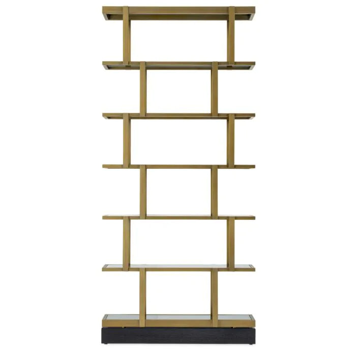 Cabinet Nesto brushed brass finish