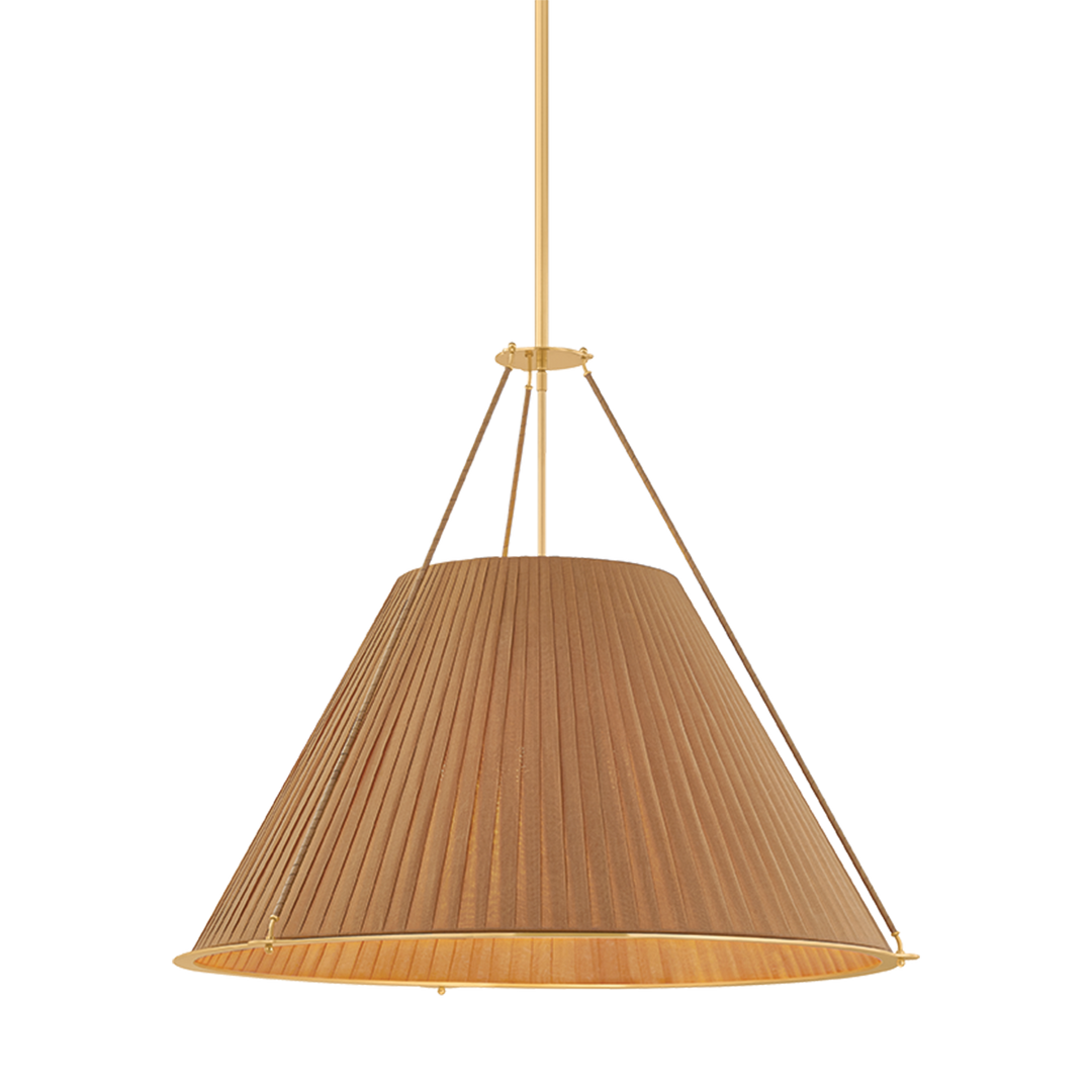 Sunside Chandelier - Aged Brass