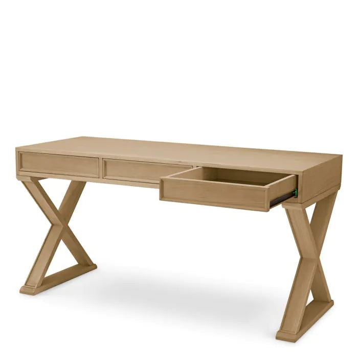 Desk Sardinia natural oak veneer