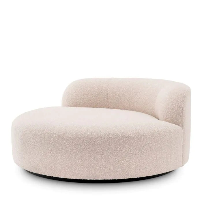 Sofa Björn Round bouclé cream