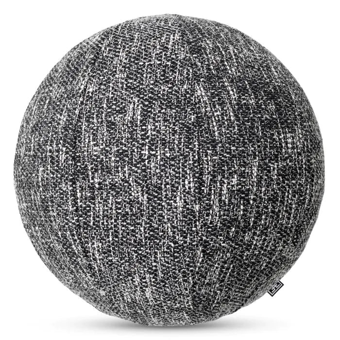 Palla Ball Cushion-Eichholtz-EICHHOLTZ-115594-PillowsLarge-Cambon Black-4-France and Son