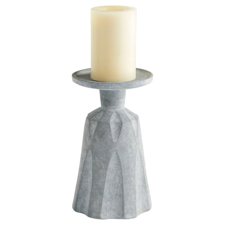 Attalus Candleholder-Cyan Design-CYAN-11564-Candle HoldersLarge-Grey-7-France and Son