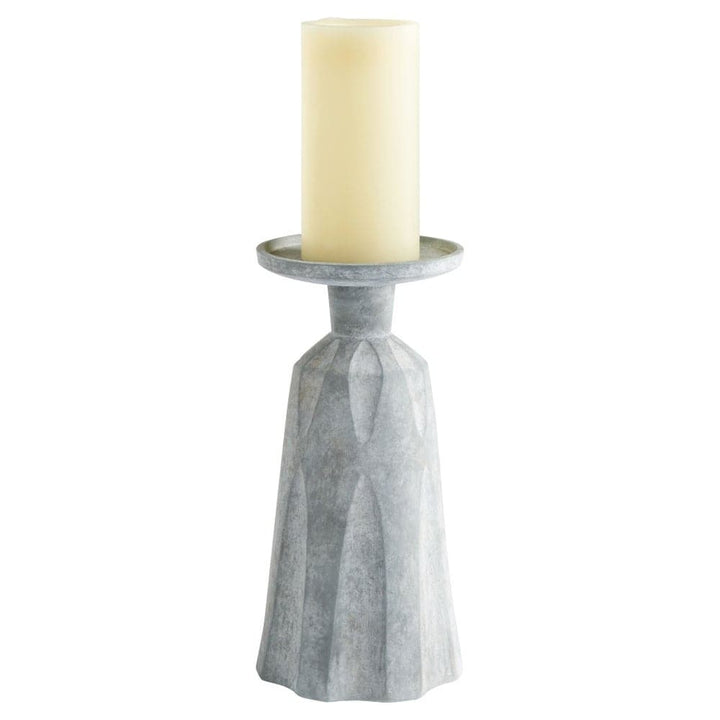 Attalus Candleholder-Cyan Design-CYAN-11564-Candle HoldersLarge-Grey-5-France and Son