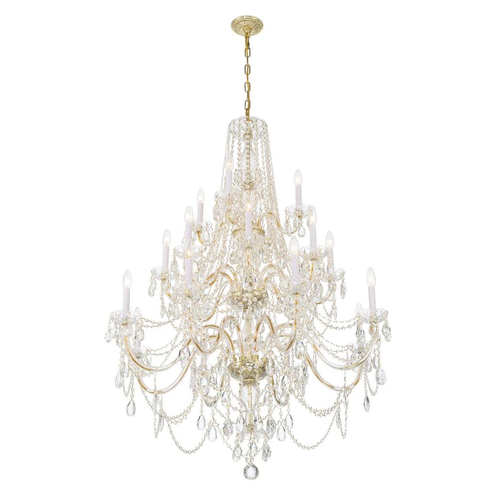 Traditional Crystal 20 Light Chandelier-Crystorama Lighting Company-CRYSTO-1157-CH-CL-MWP-ChandeliersPolished Chrome-8-France and Son