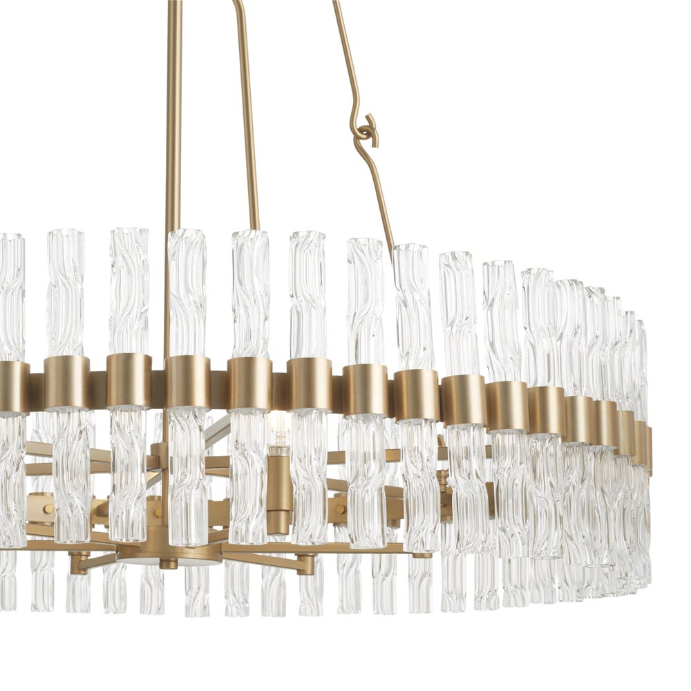 Nobel 6-Light Chandelier - Aged Brass-Cyan Design-CYAN-11627-Chandeliers-2-France and Son