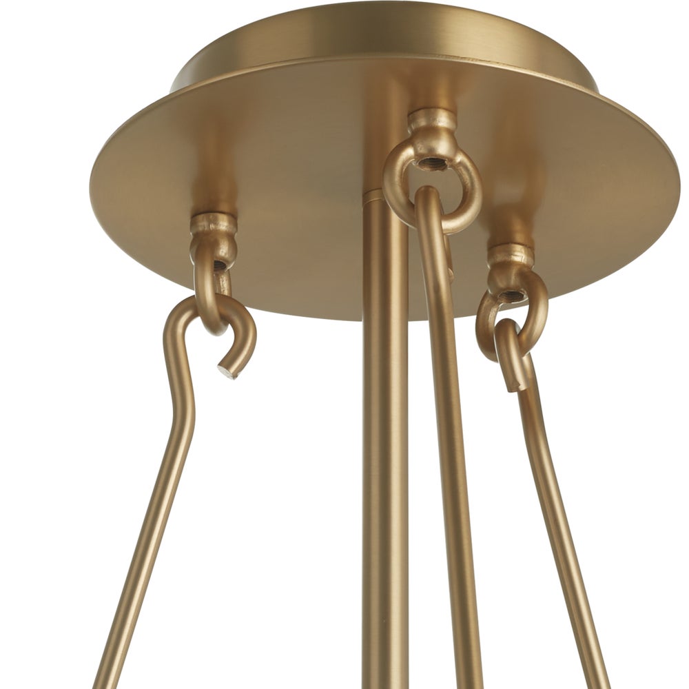 Nobel 6-Light Chandelier - Aged Brass-Cyan Design-CYAN-11627-Chandeliers-4-France and Son