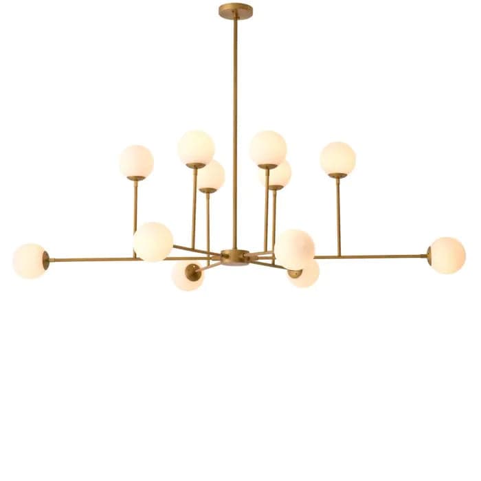 Chandelier Aram antique brass finish-Eichholtz-EICHHOLTZ-116282UL-Chandeliers-1-France and Son