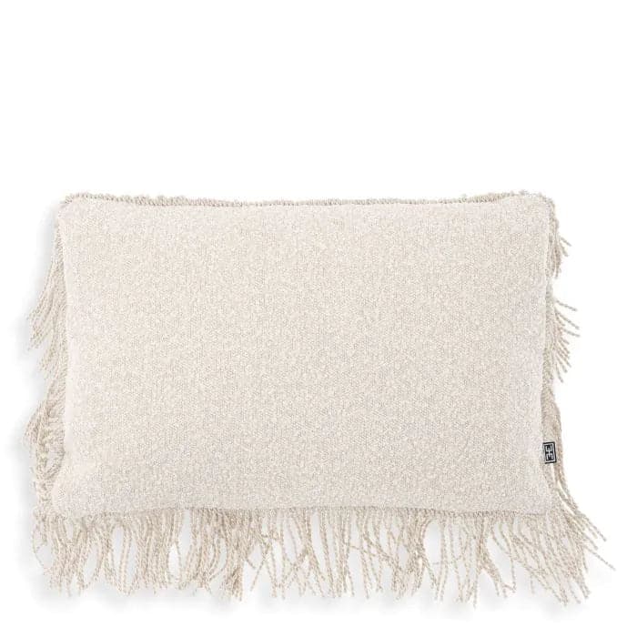 Cushion Dupre - Rectangular-Eichholtz-EICHHOLTZ-116330-PillowsBoucé Cream | Cream Fringe-3-France and Son