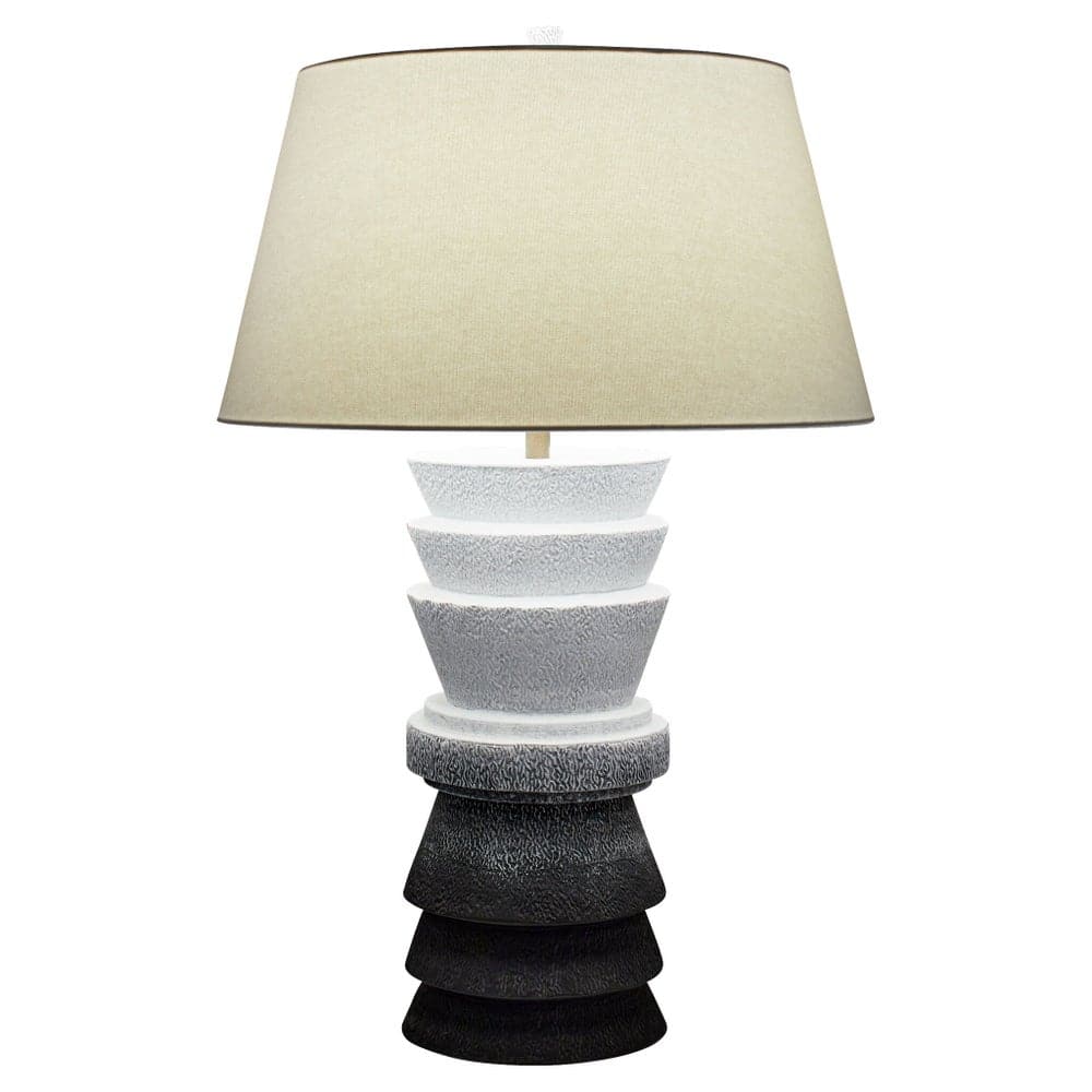 Rhodes Table Lamp Designed by J. Kent Martin - Grey Ombre-Cyan Design-CYAN-11634-Table Lamps-2-France and Son