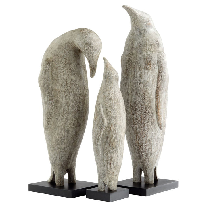 Penguin Sculpt | Grey-Cyan Design-CYAN-11639-Decorative ObjectsSmall-7-France and Son