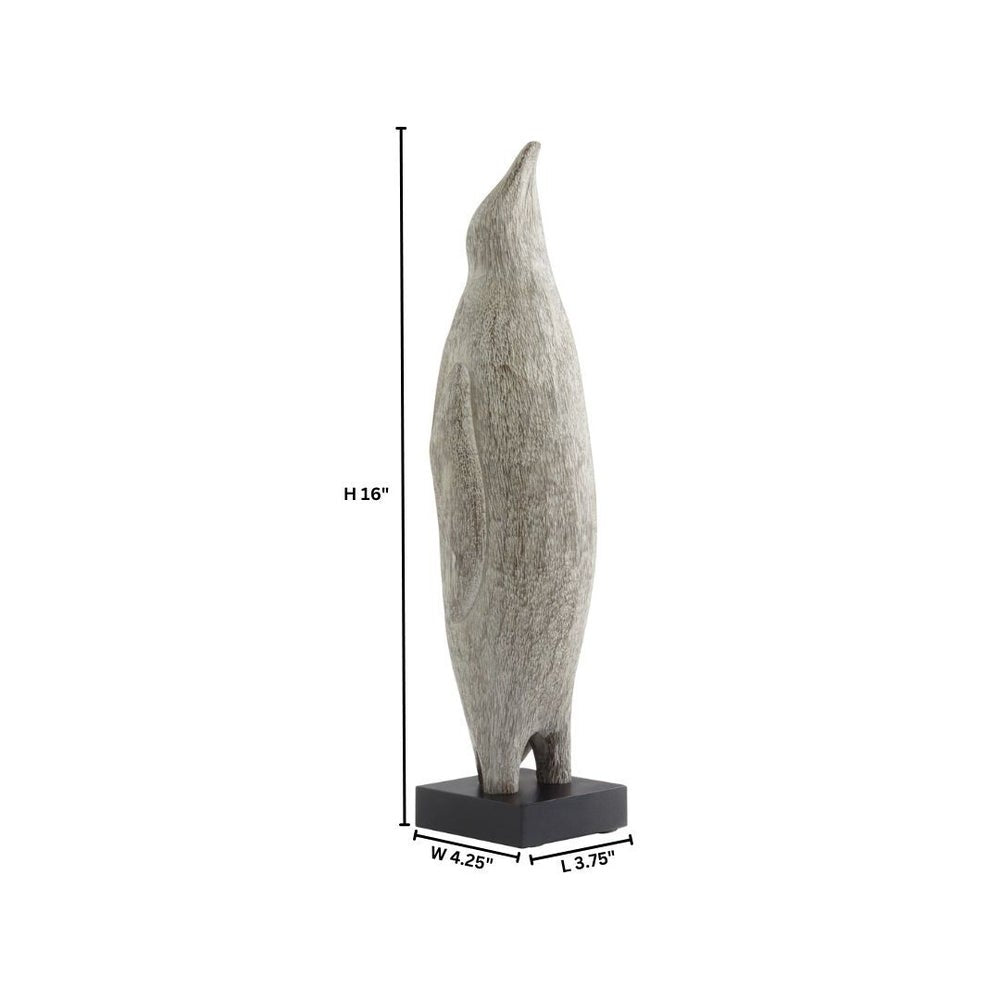 Penguin Sculpt | Grey-Cyan Design-CYAN-11639-Decorative ObjectsSmall-2-France and Son