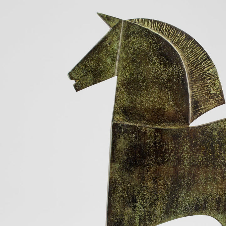 Etruscan Steed|Verd-Lg-Cyan Design-CYAN-11668-Decorative ObjectsLarge-4-France and Son