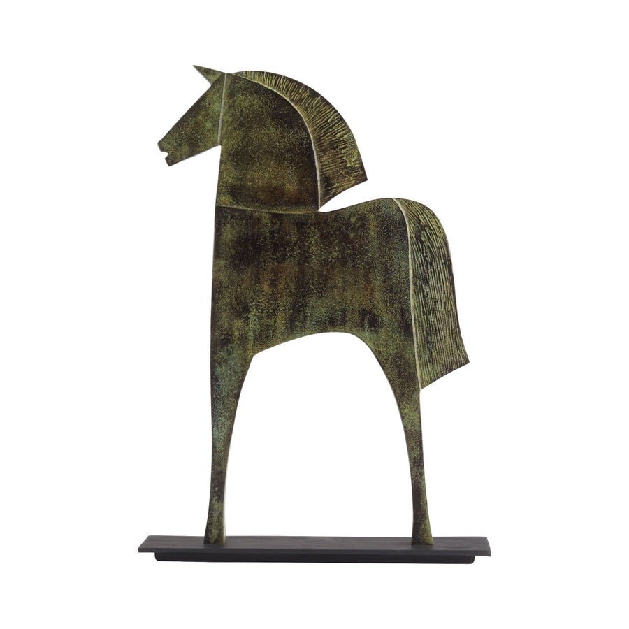 Etruscan Steed|Verd-Lg-Cyan Design-CYAN-11668-Decorative ObjectsLarge-1-France and Son