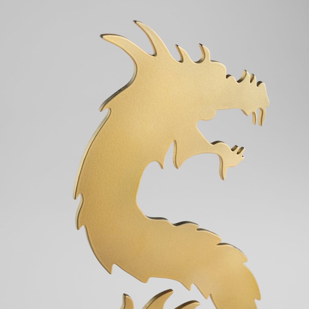 Haku Dragon - Gold-Cyan Design-CYAN-11700-Decorative ObjectsHorizontal-6-France and Son