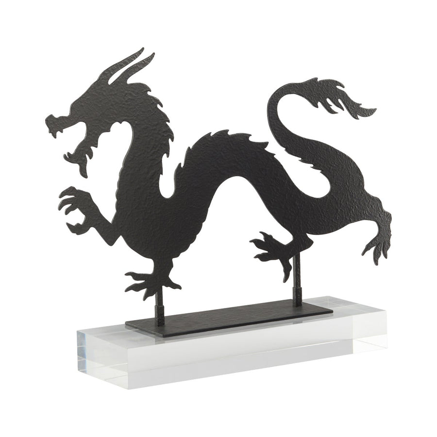 Shenron Dragon - Black-Cyan Design-CYAN-11703-Decorative ObjectsHorizontal-1-France and Son