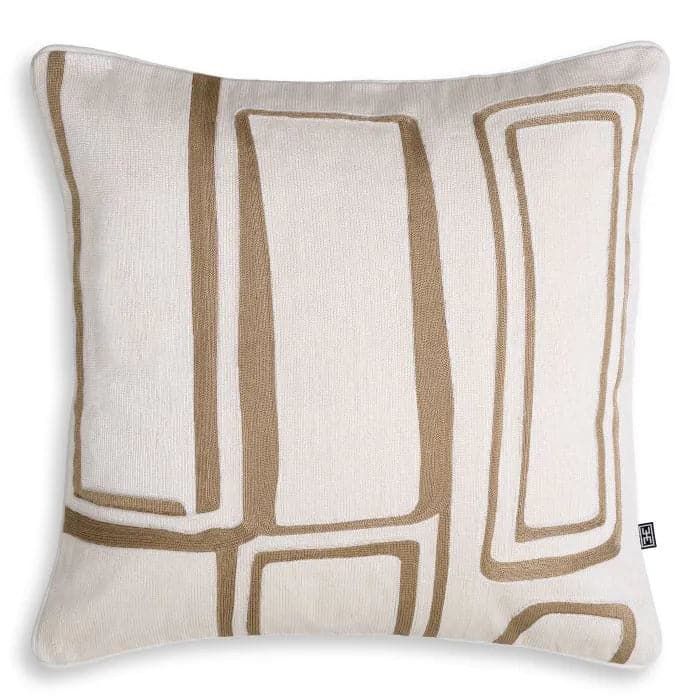 Cushion Ribeira-Eichholtz-EICHHOLTZ-117061-PillowsWhite & Beige-6-France and Son