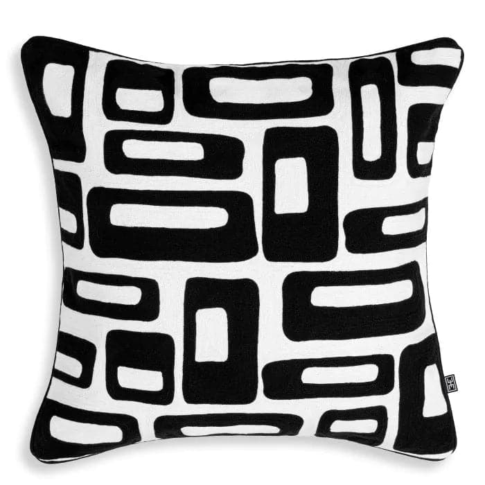 Cushion Cerva-Eichholtz-EICHHOLTZ-117063-PillowsBlack & White-2-France and Son