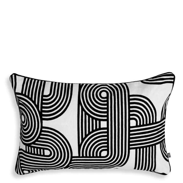 Cushion Abaças-Eichholtz-EICHHOLTZ-117069-PillowsBlack & White-1-France and Son