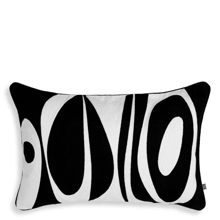 Cushion Coura-Eichholtz-EICHHOLTZ-117078-PillowsBlack & White-2-France and Son