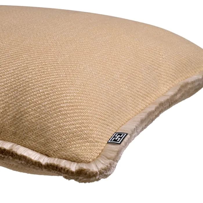 Cushon Cancan-Eichholtz-EICHHOLTZ-117178-PillowsAmber/Beige Fringe-3-France and Son