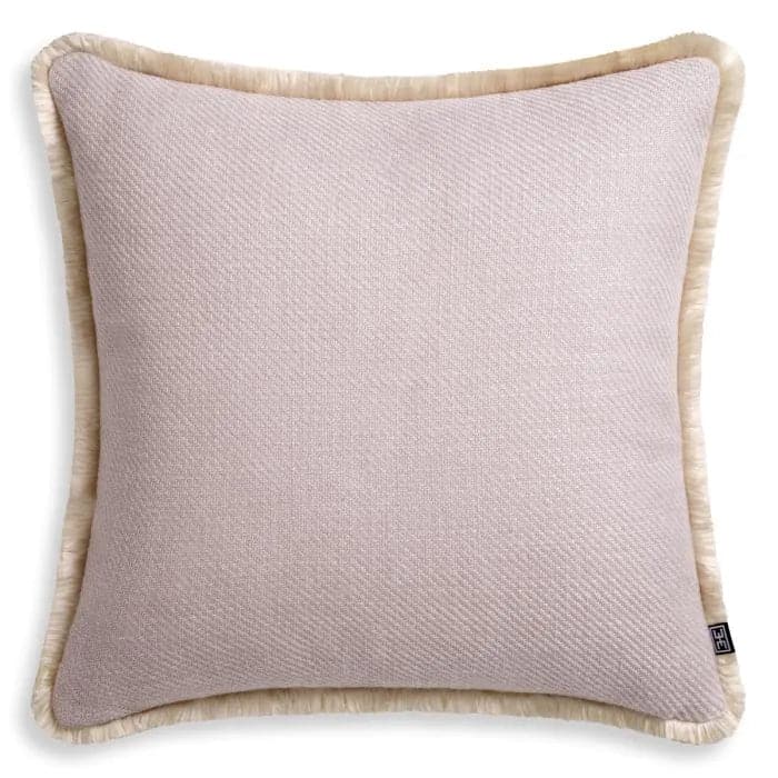 Cushon Cancan-Eichholtz-EICHHOLTZ-117179-PillowsLight Pink/Beige Fringe-2-France and Son