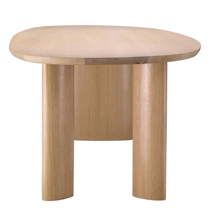 Dining Table Lindner natural oak veneer-Eichholtz-EICHHOLTZ-117182-Dining TablesNatural oak veneer-2-France and Son