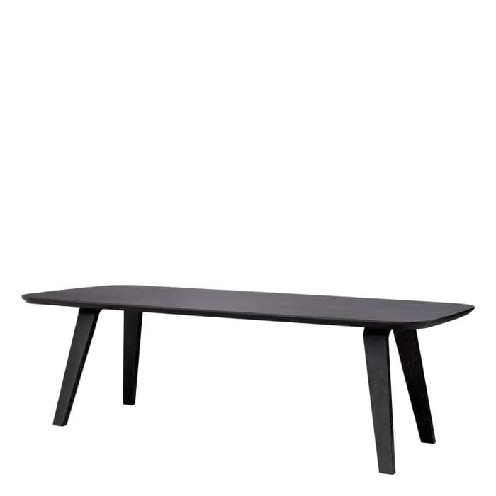 Dining Table Glover charcoal grey oak veneer-Eichholtz-EICHHOLTZ-117186-Dining Tables-1-France and Son