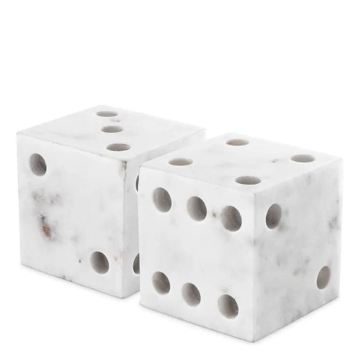 Desk Accessory Visa set of 2-Eichholtz-EICHHOLTZ-117222-DecorWhite Marble-1-France and Son