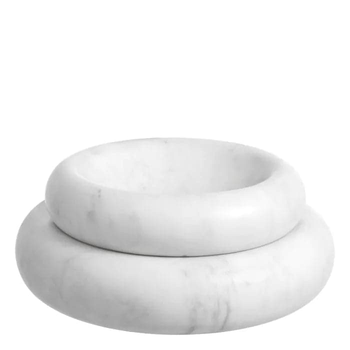 Bowl Lizz-Eichholtz-EICHHOLTZ-117226-BowlsWhite Marble-4-France and Son