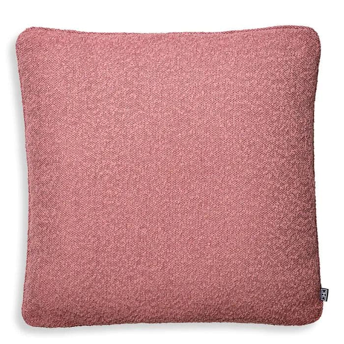 Cushion Bouclé-Eichholtz-EICHHOLTZ-117276-PillowsBouclé Rose-Large-4-France and Son