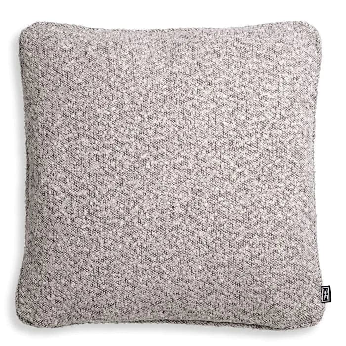 Cushion Bouclé-Eichholtz-EICHHOLTZ-117280-PillowsBouclé Grey-Large-6-France and Son