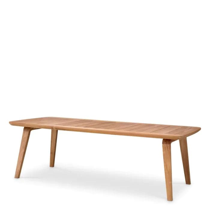 Outdoor Dining Table Glover natural teak-Eichholtz-EICHHOLTZ-117379-Dining Tables-1-France and Son